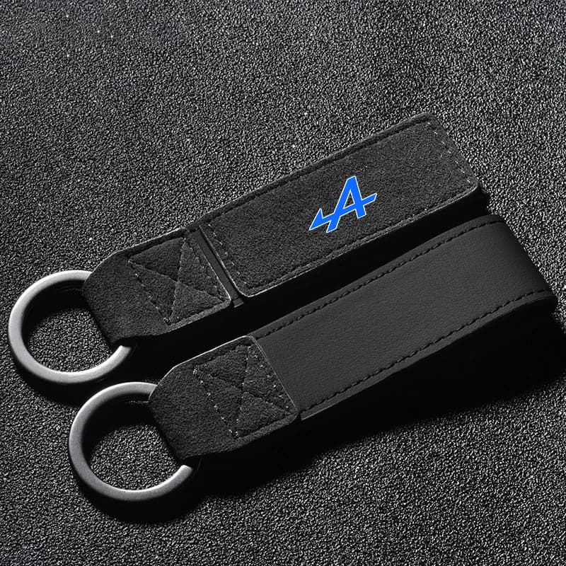 Porte-clés de voiture en daim, anneau de décoration pour Alpine A290 GTS A110 A390 Espace Austral Sp