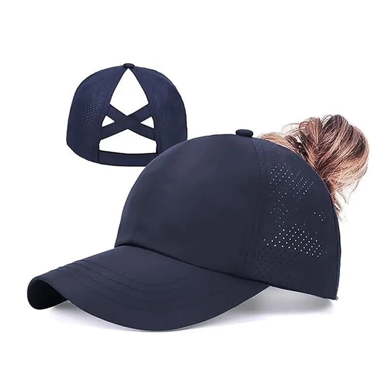 Casquette de baseball en maille pour femmes, respirante, à séchage rapide, couleur unie, protection 