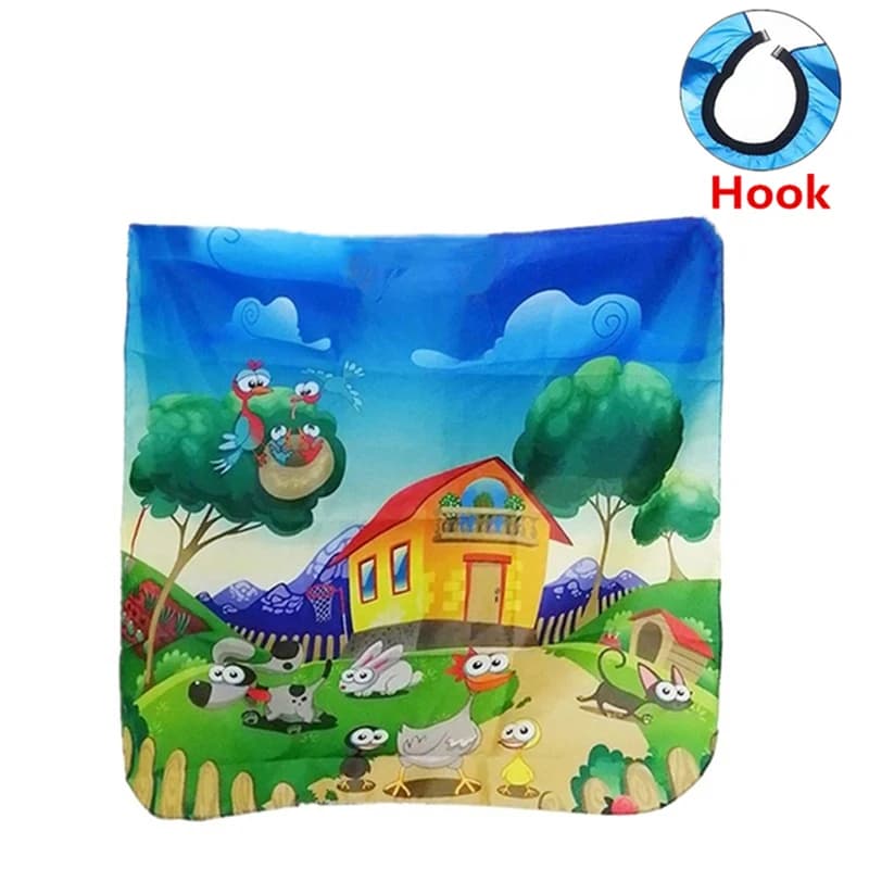 Cape de coiffure pour enfants, motif de dessin animé, robe de coiffure, salon de coiffure, tablier d