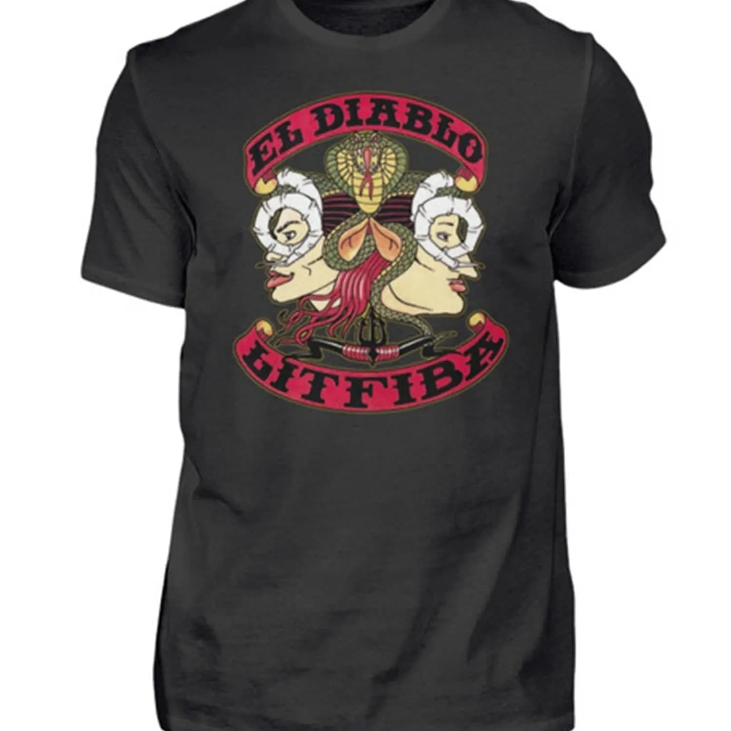 Le T-shirt Litfiba avec le logo d'un groupe italien est un choix idéal pour les passionnés de musiqu