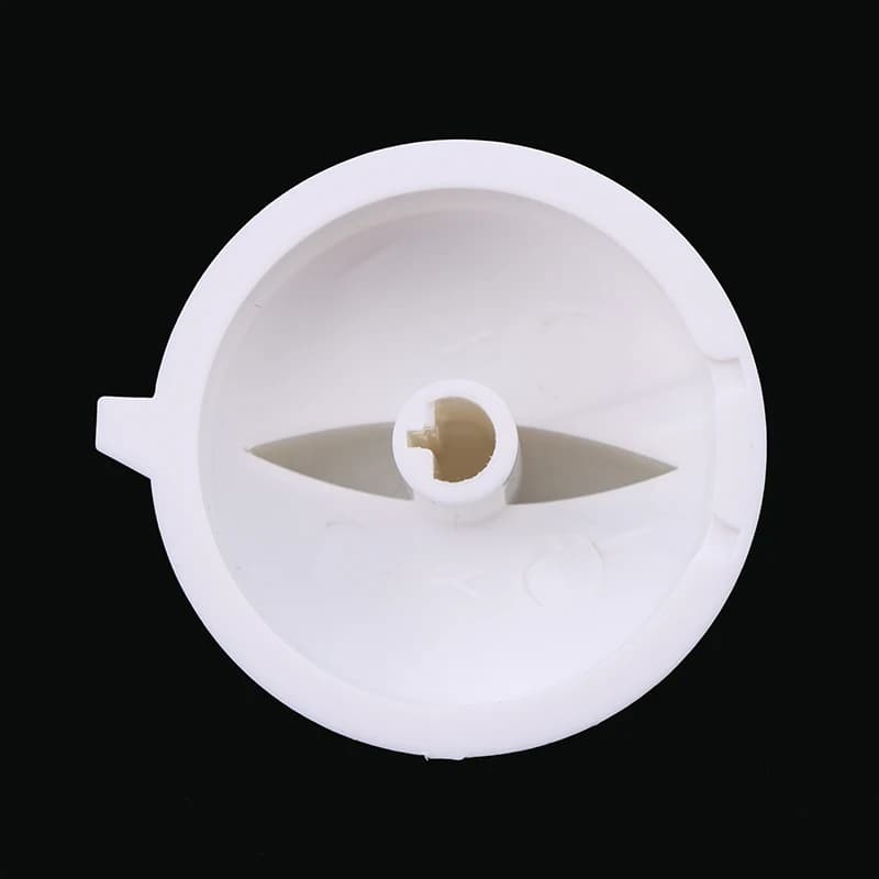 2 pièces, bouton rotatif universel blanc en plastique pour four à micro-ondes, poignée de commande d