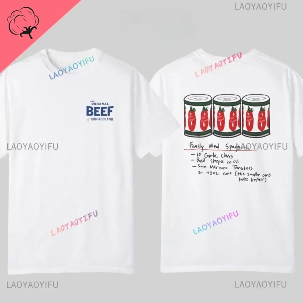 L'ours série TV t-shirt l'origine boeuf de Chicagoland chemise repas de famille Spaghetti Jeremy All