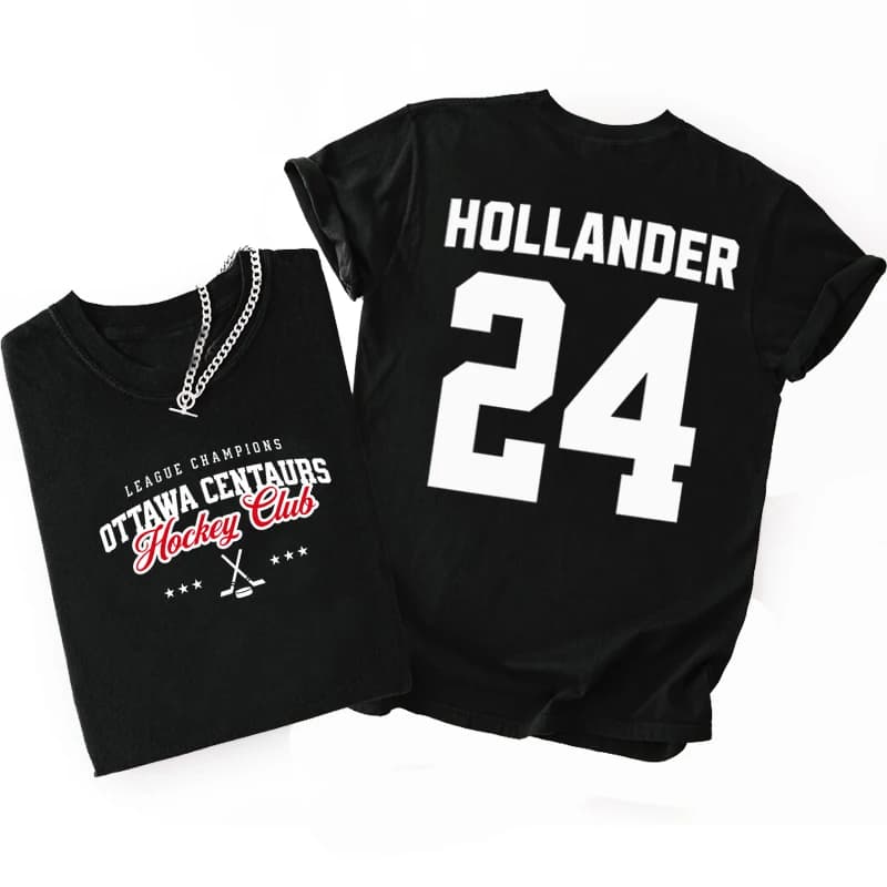 Ottawa Centaurs Hollander 24 T-shirt Game Changers Series T-shirt pour hommes et femmes, décontracté