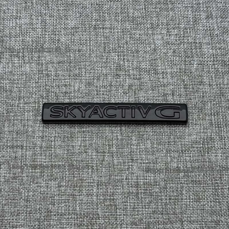 Emblème de calandre avant pour Mazda MX5 Miata NC ND, Badge de coffre arrière, Logo ABS noir brillan
