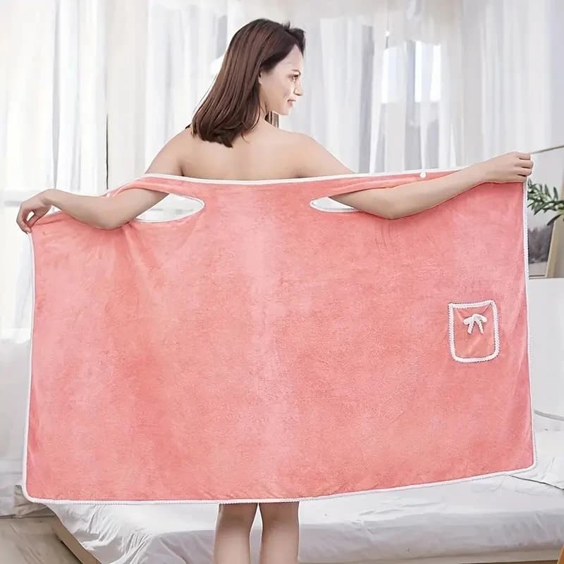 Serviette de bain absorbante à séchage rapide pour femmes, couverture polyvalente pour plage, Spa, s