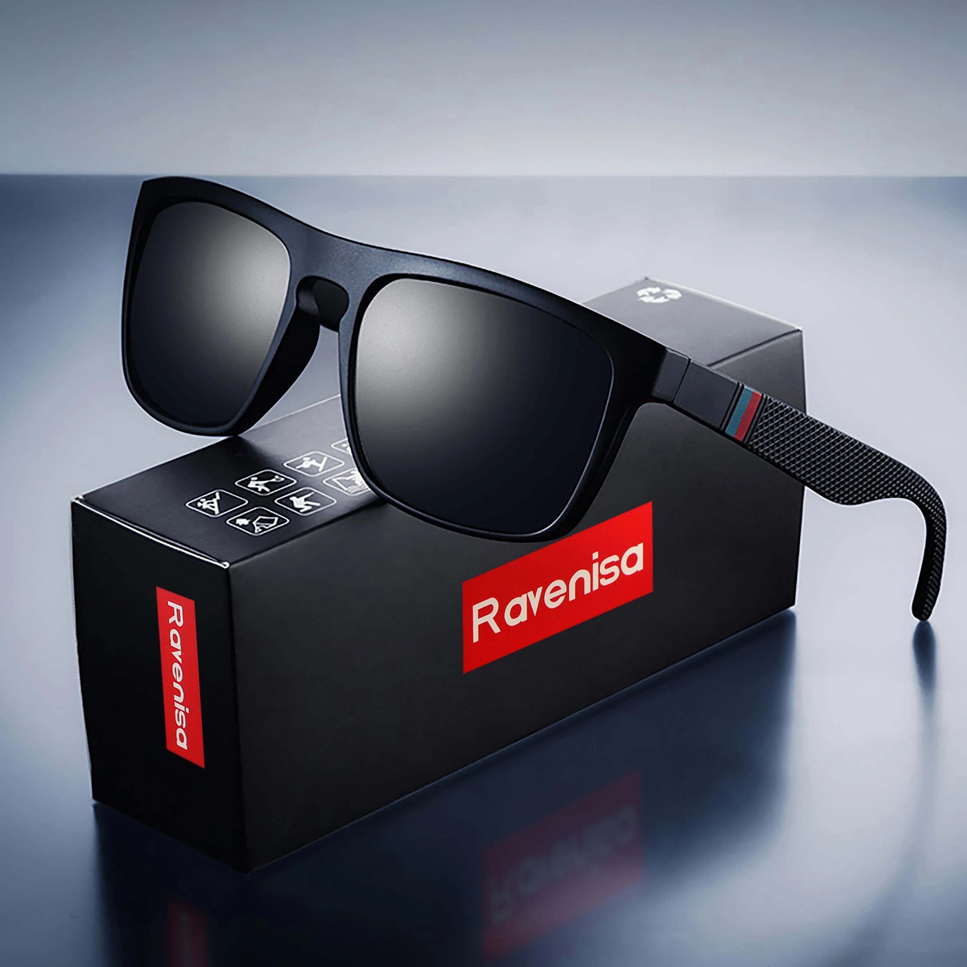 Lunettes de soleil carrées vintage polarisées pour hommes et femmes, lunettes de soleil rétro pour l