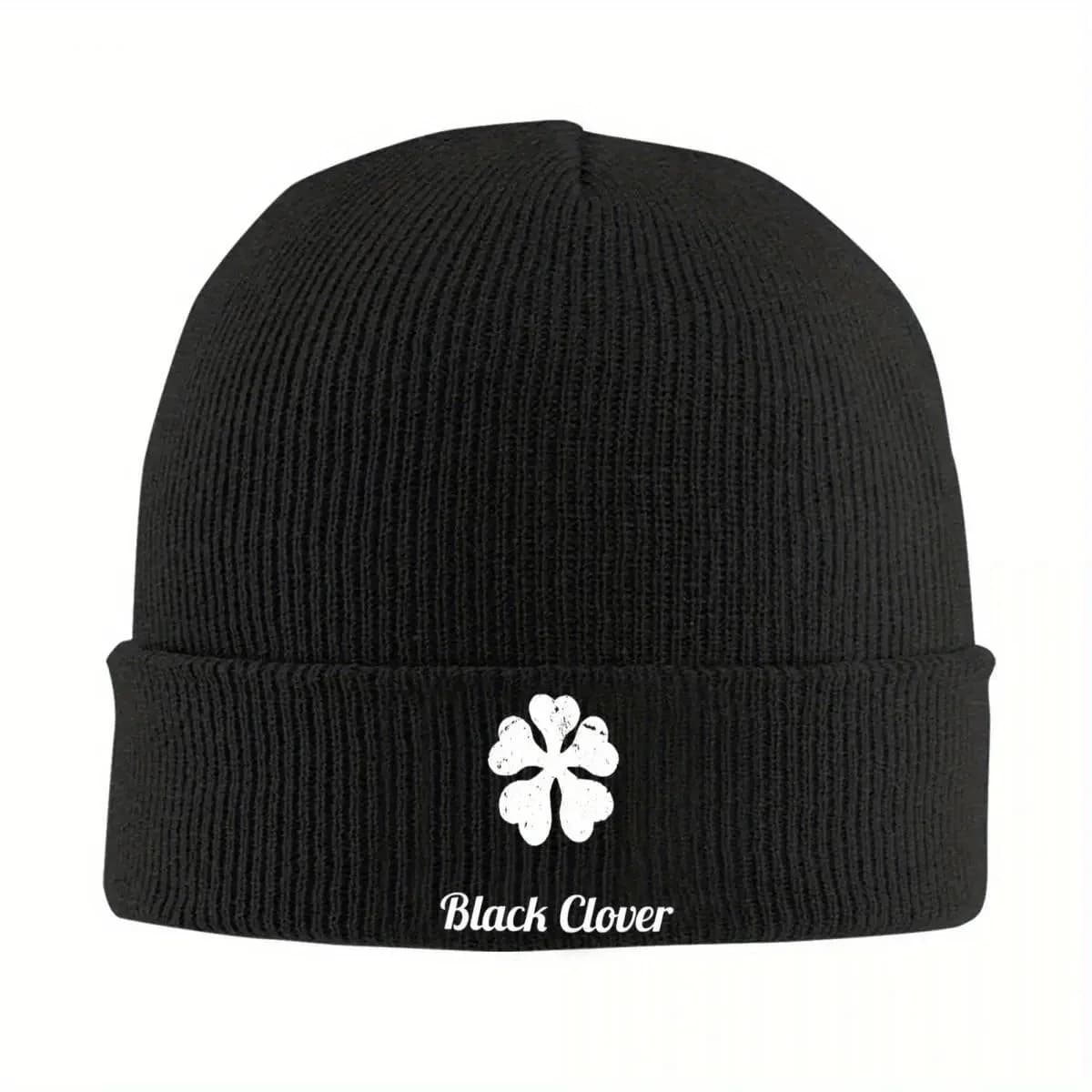 Nouveauté 2026 – Bonnets tricotés Anime Black Clover pour femmes et hommes – Chapeaux d'hiver chauds