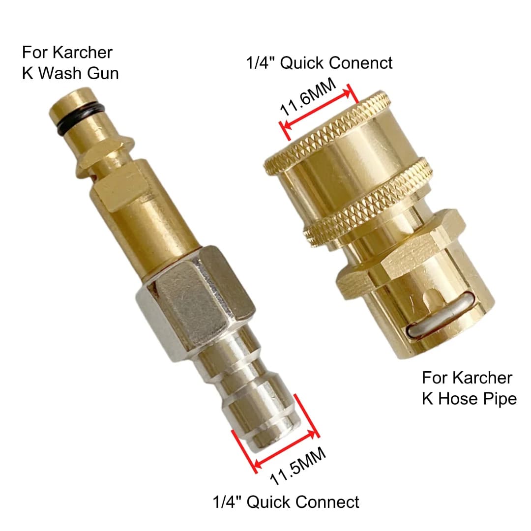 Accessoires pour nettoyeur haute pression, connecteur rapide 1/4, adaptateur anti-emmêlement, pour c