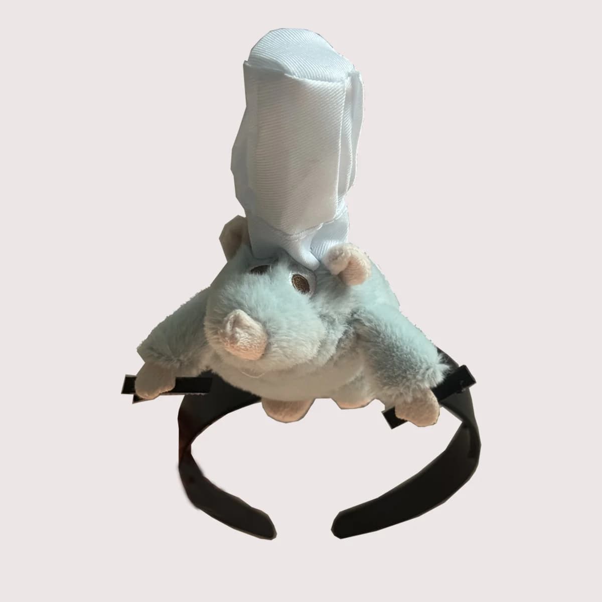 Serre-tête Ratatouille mignon, accessoire capillaire en peluche Kawaii, pince à cheveux large coloré