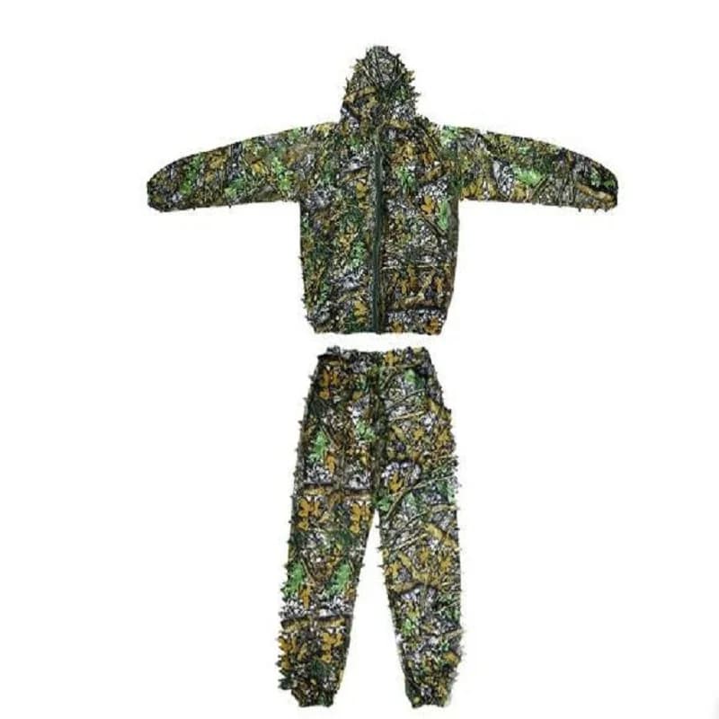 Vêtements de chasse 3D Sniper Airsoft, combinaison Ghillie de Camouflage, uniforme militaire pour ho