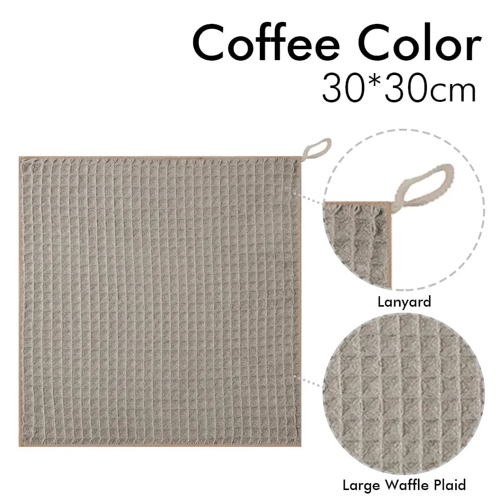 Serviette de Barista Super absorbante, chiffon spécial pour Machine à café, sans peluches, carrée, c