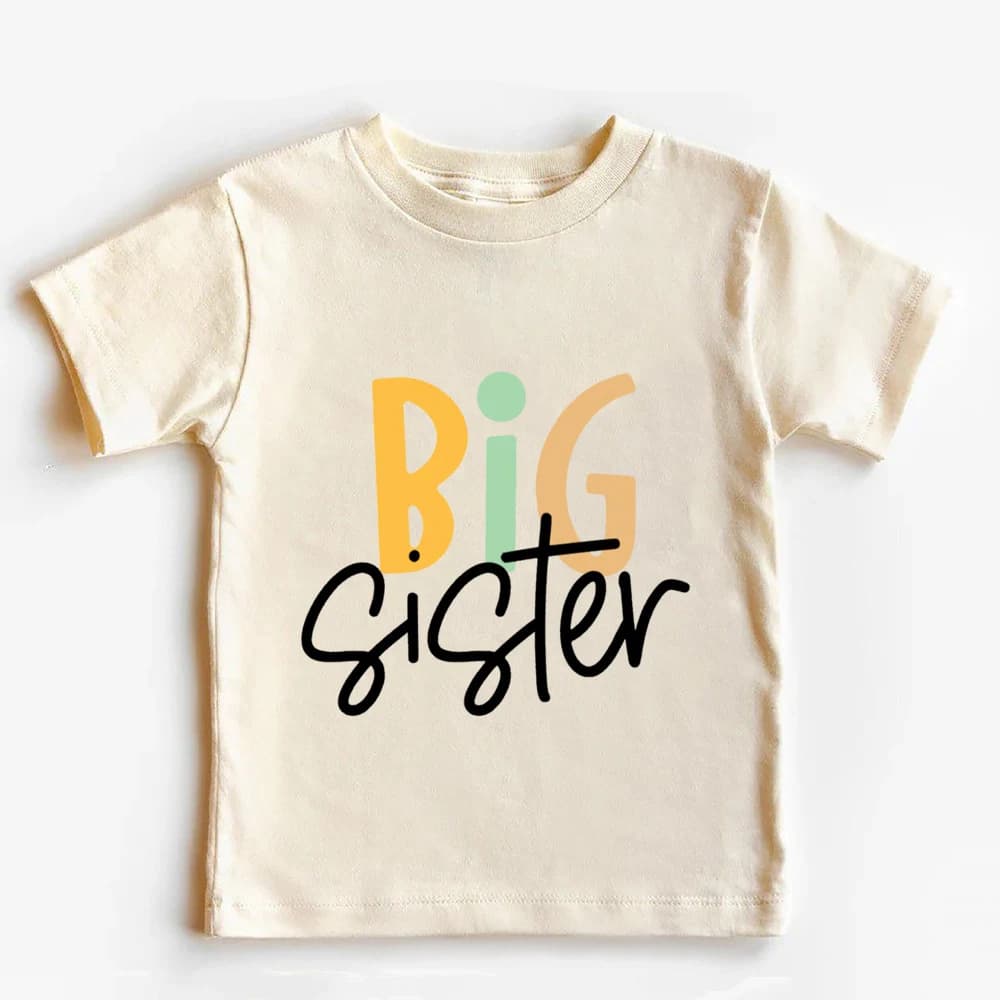 Big Brother Littler Sister imprimé enfants chemise été frère t-shirts hauts garçons filles à manches