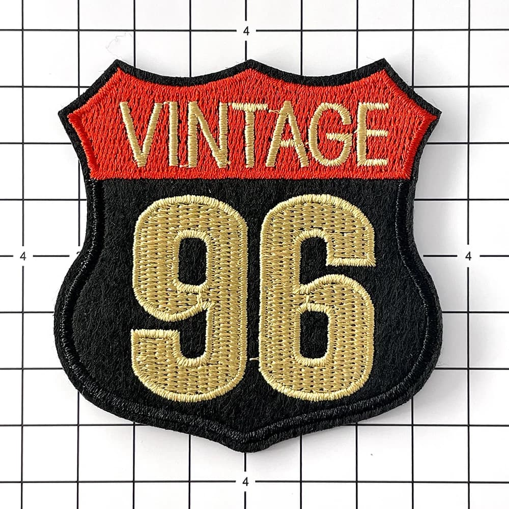 Appliques de réparation pour vêtements, style vintage 96, pour couvrir les trous, patchs brodés, acc