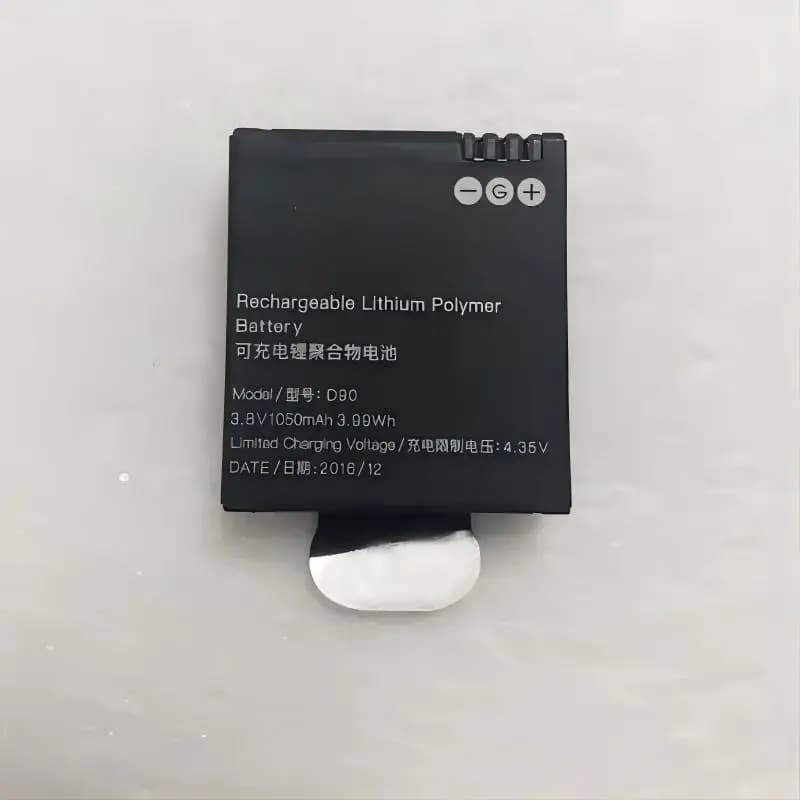 Batterie authentique 3.8V 1050mAh pour caméra d'action AEE D90 S90 S91B Lyfe Series