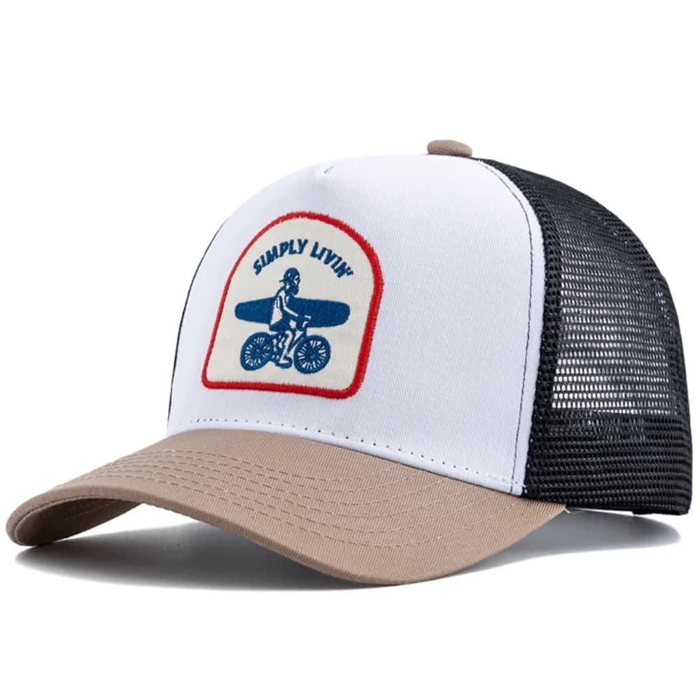 Casquette de baseball unisexe brodée en maille respirante, protection solaire estivale, tendance, po