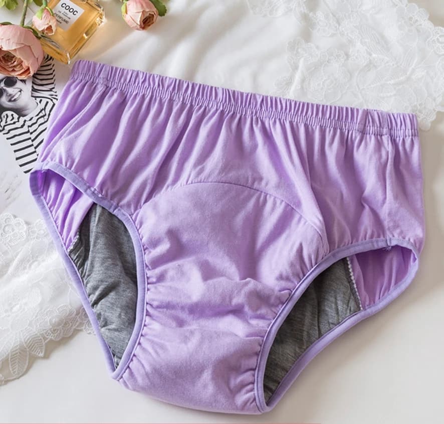 Culottes d'incontinence réutilisables et lavables en coton graphène pour personnes âgées, respirante