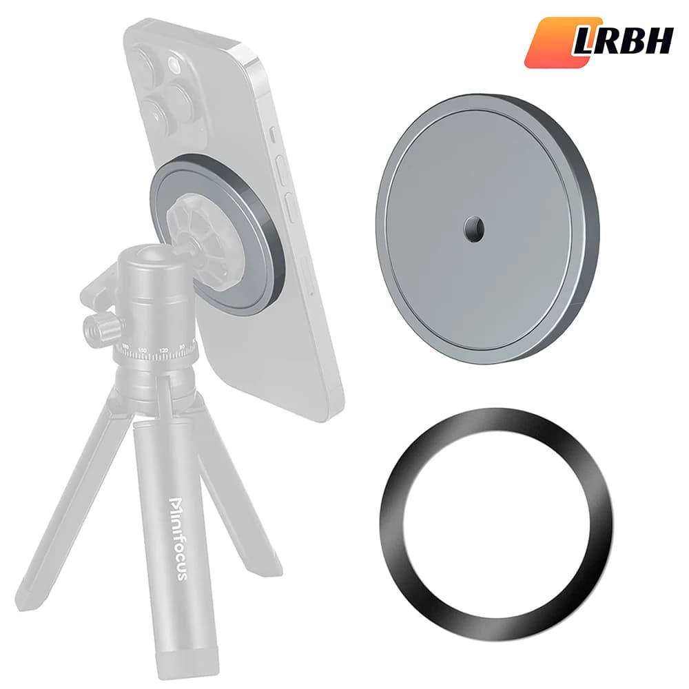 Support 1/4" pour MagSafe - Adaptateur trépied magnétique léger et compact pour iPhone 13/12 Pro/Pro