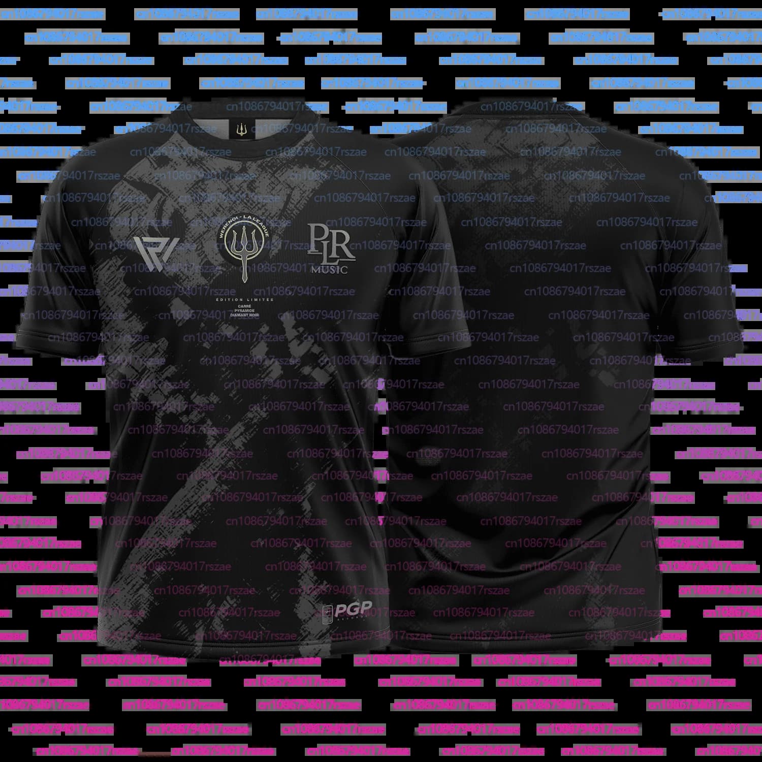 T-shirt à col rond imprimé 3D pour fans de musique PLR, pour hommes et femmes, vêtements de sport re