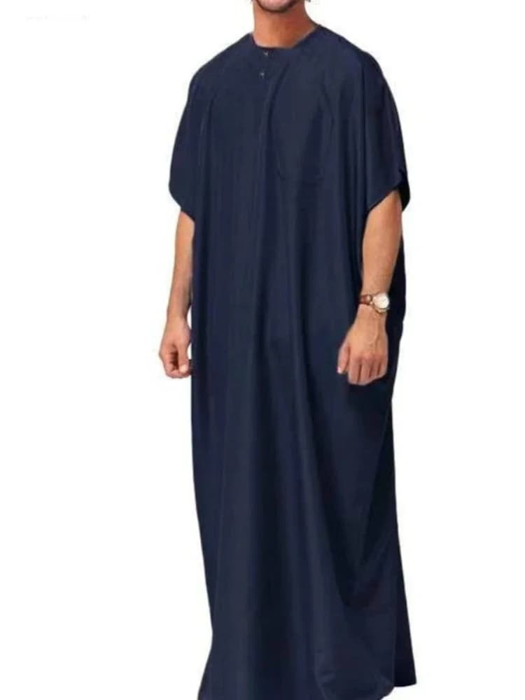 Turkye-Robe longue musulmane pour hommes, Abayas, Jubba Thobe, Caftan marocain, Vêtements islamiques