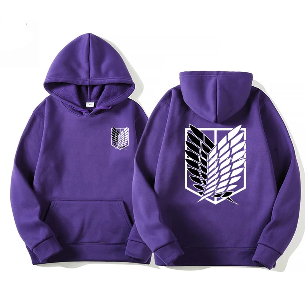 Sweat-Shirt à Capuche Attaque des Titans pour Homme et Femme, Vêtement Streetwear, Harajuku, Shingek