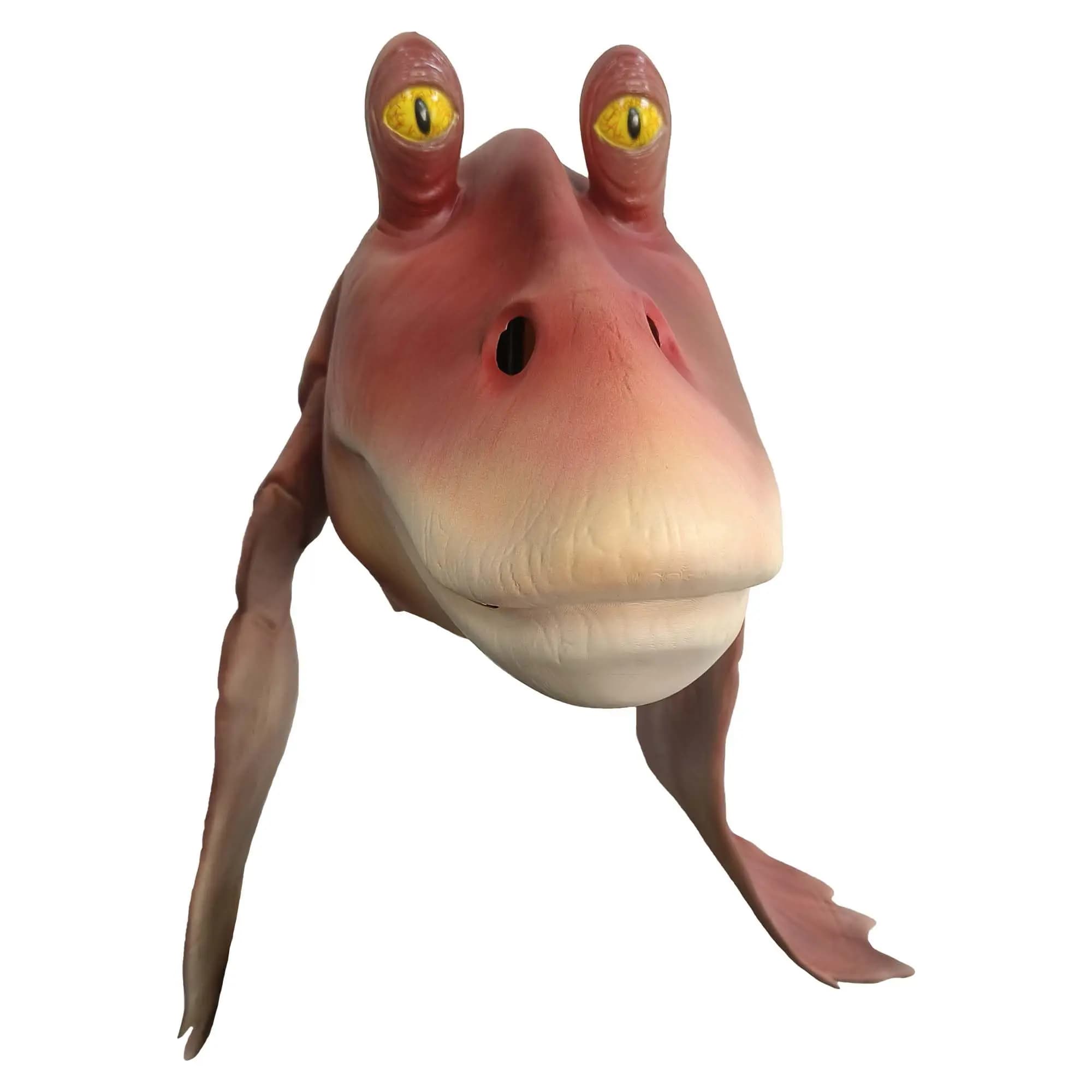 Masque en Latex Jar Binks pour adultes, accessoires de Cosplay, mascarade d'halloween et de noël