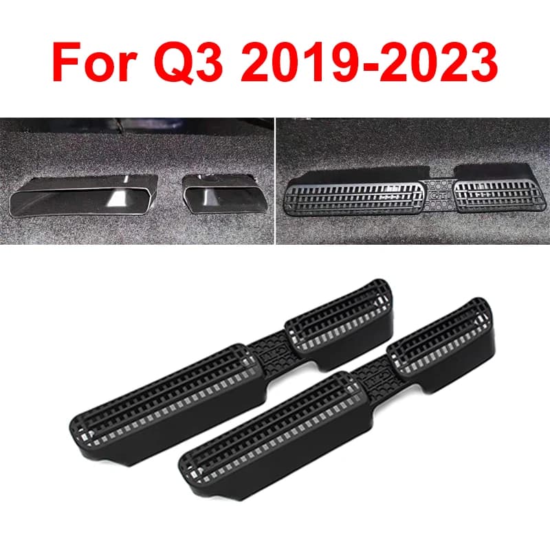 Ventilation de siège arrière pour Audi, Q3 Sportback 8U F3, sortie A/C, housses anti-poussière, déco