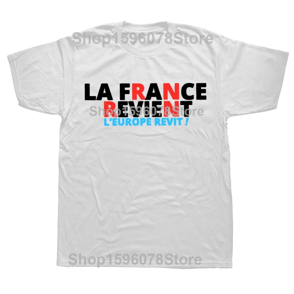France Revient t-shirt Bardella Slogan Fans cadeau t-shirt hauts taille ue 100% coton doux unisexe c
