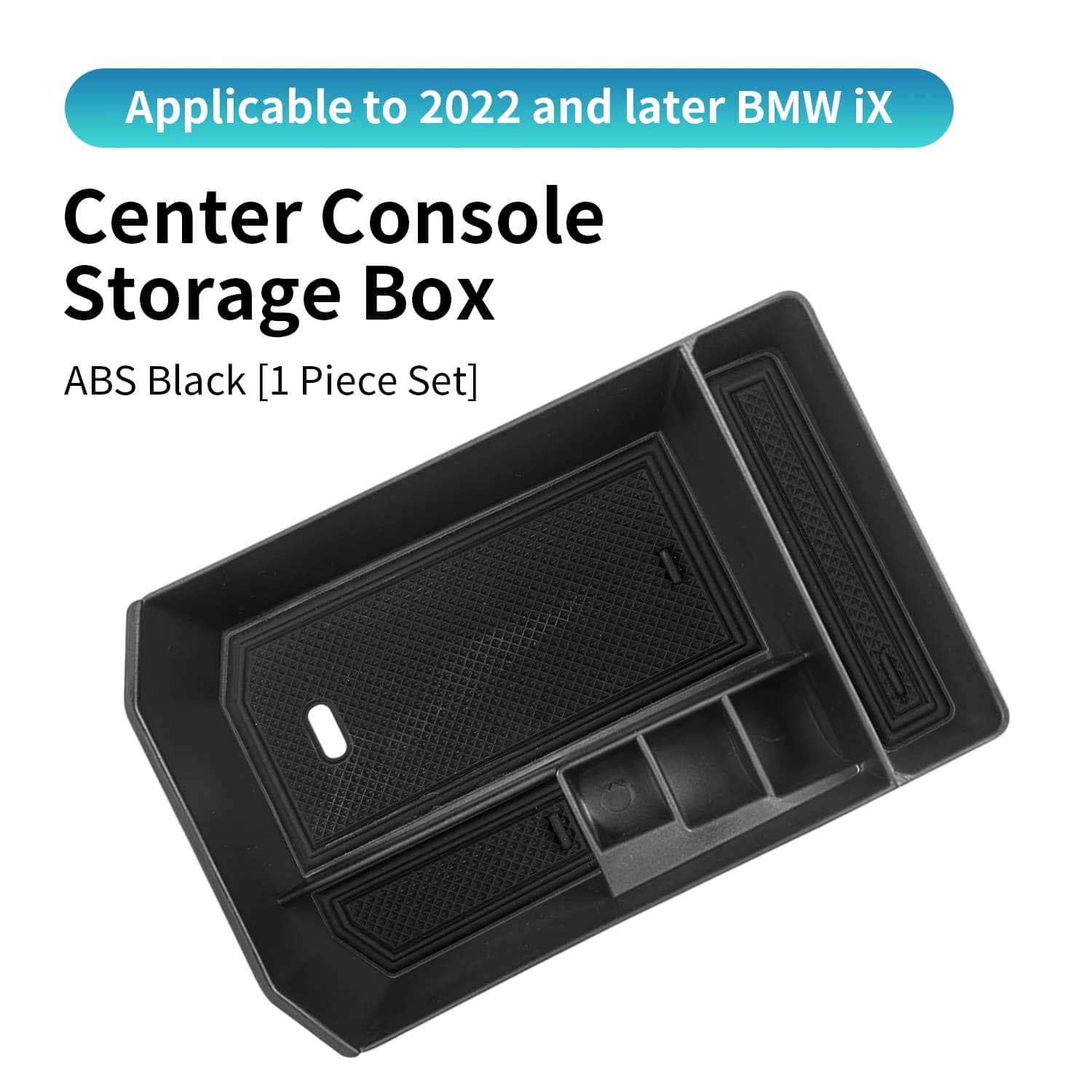 Applicable aux BMW ix 2022 et modèles ultérieurs, boîte de rangement pour accoudoir de console centr