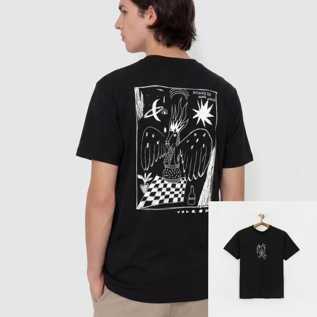 T-shirt tendance Alix Coffin Outdoor Surfing Skateboard 100% coton, tee-shirt graphique pour hommes 