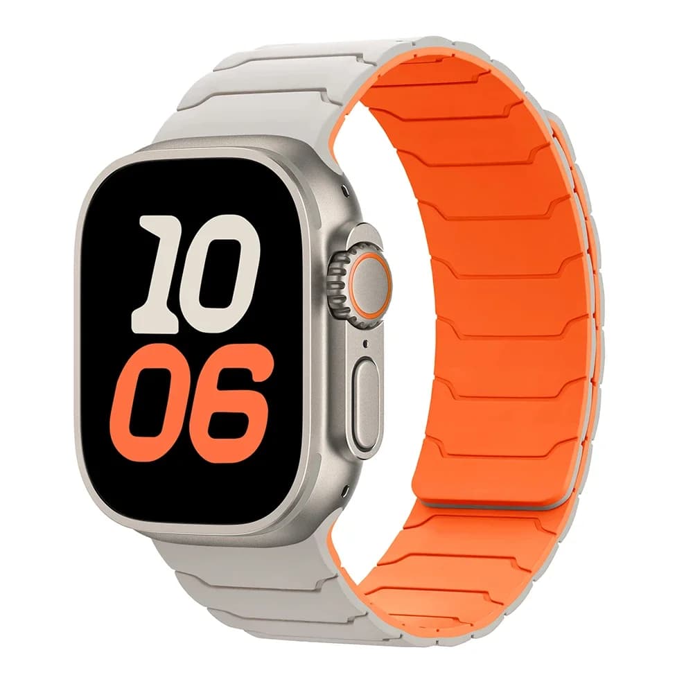 Bracelet pour Apple Watch ultra 2, 49mm 45mm 44mm 40mm 42mm 46mm 41mm 38mm, Bracelet magnétique en S