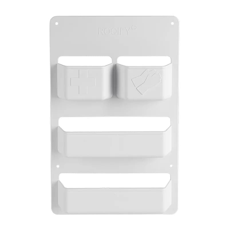Boîte de rangement pour porte de camping-car, étagère compartimentée en ABS pour porte de réservoir 