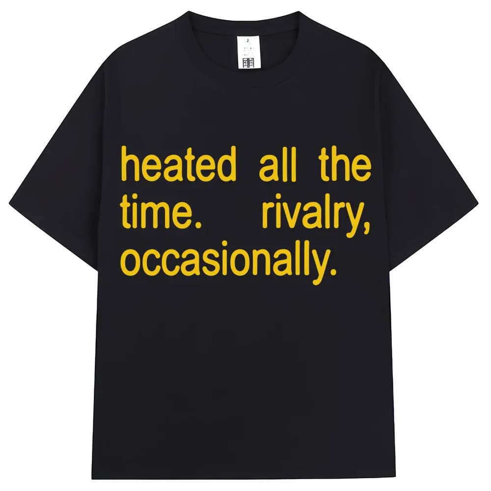 T-shirt graphique Lady T Shirt Heated Rivalry Heated All The Time pour hommes et femmes, T-shirt pop