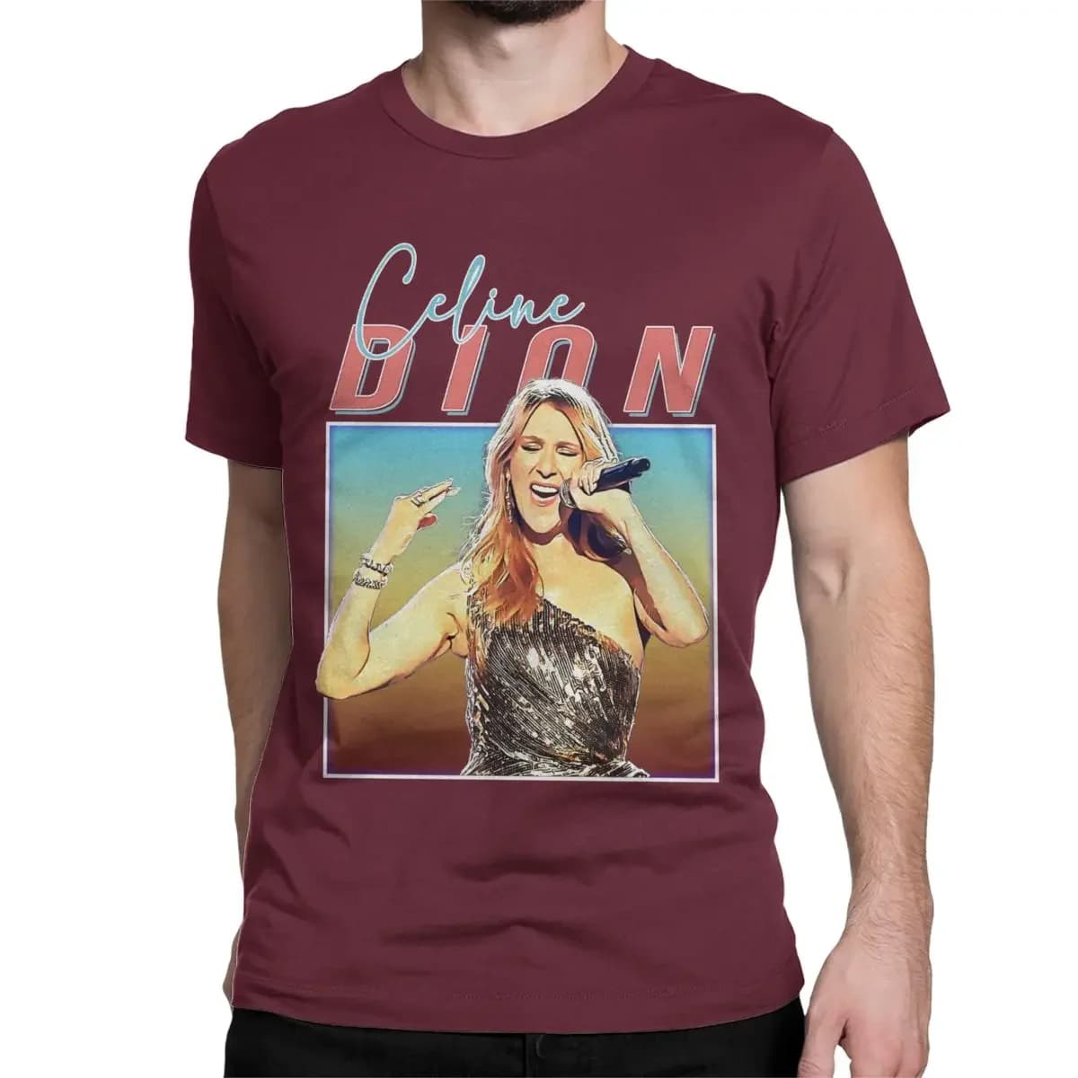 Économie du film Celines Dion Titanic pour hommes et femmes, Punk Rock Metal, Économie à manches cou