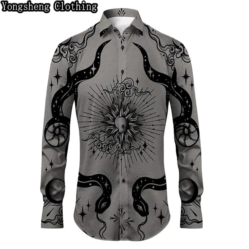Chemise boutonnée à manches longues pour hommes, denim occidental mexicain, coupe confortable, trava