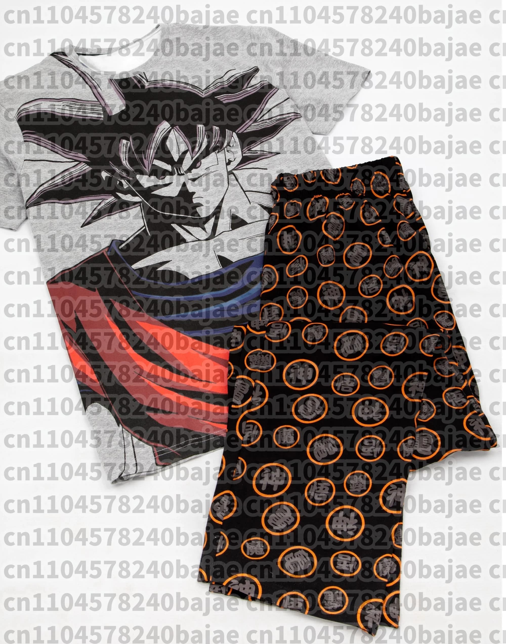 Ensemble Athleisure Dragon Ball Z Goku 2026 – T-shirt et Pantalon Anime Imprimé Intégral pour Adulte