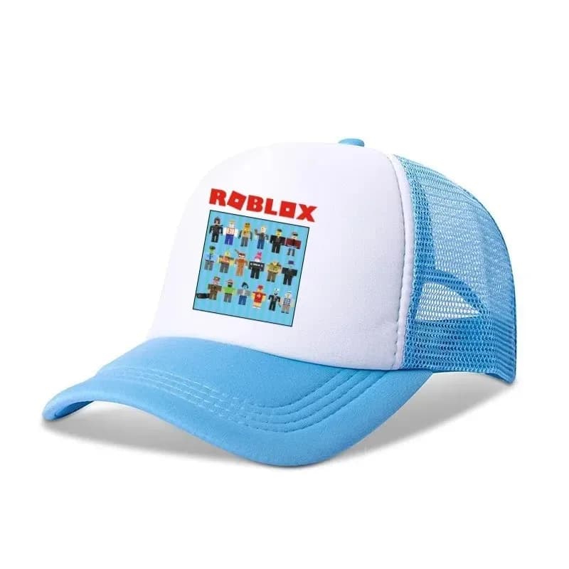 Casquette tendance ROBLOXS, série de figurines de jeu, motif de personnage de dessin animé, respiran