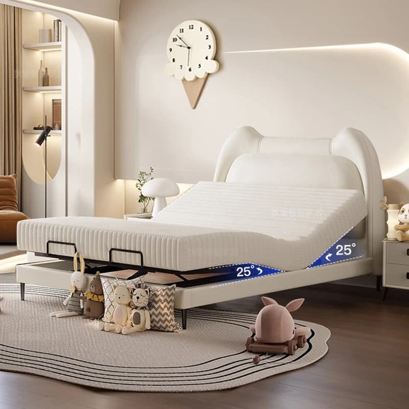 Lit esthétique électrique Double cadre chambre multifonctionnel lit Double salon rangement Muebles P