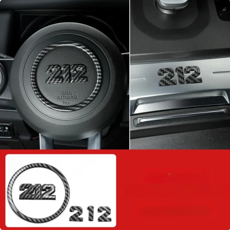 Autocollant décoratif pour logo de volant de voiture, compatible avec BAIC 212 T01 2024-2026, pour c