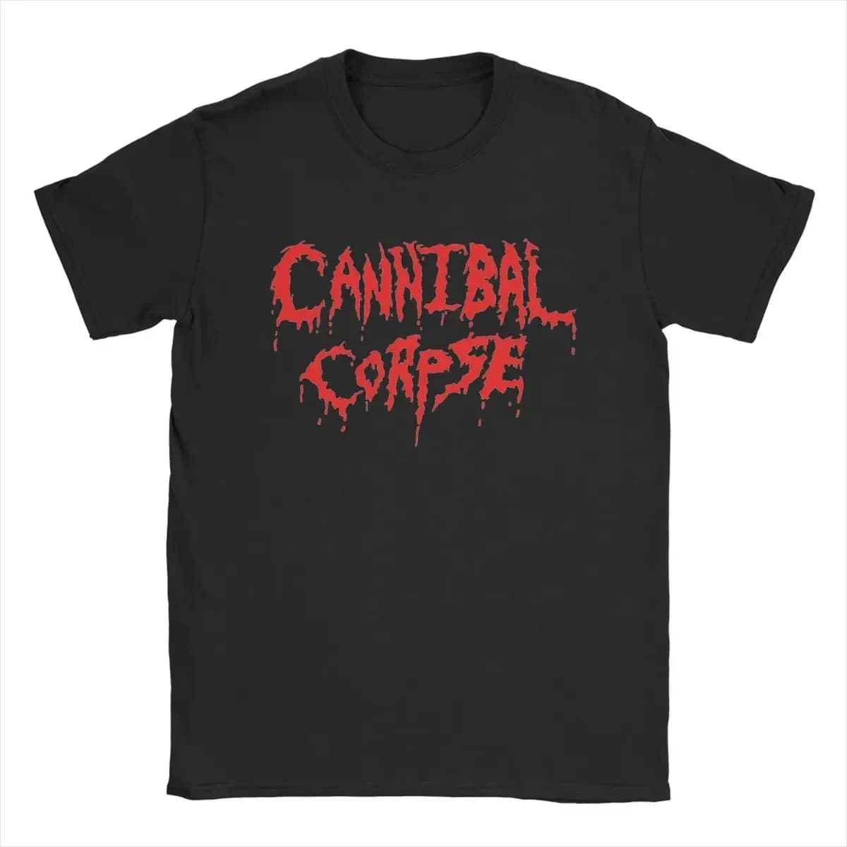 Cannibal Corpse Logo T-Shirts hommes groupe de musique drôle coton t-shirt col rond manches courtes 