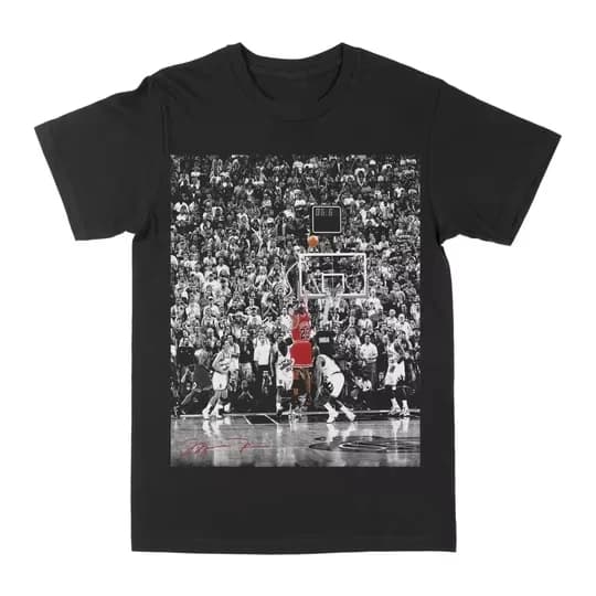 2025 Michael Jordan Signature Moment tendance impression graphique été marque de luxe coton hommes e