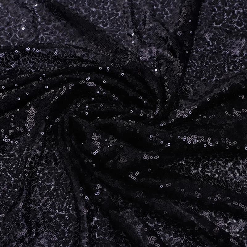Tissu en maille à paillettes pour vêtements, sans élasticité, pièces brillantes, rideau de fond de f