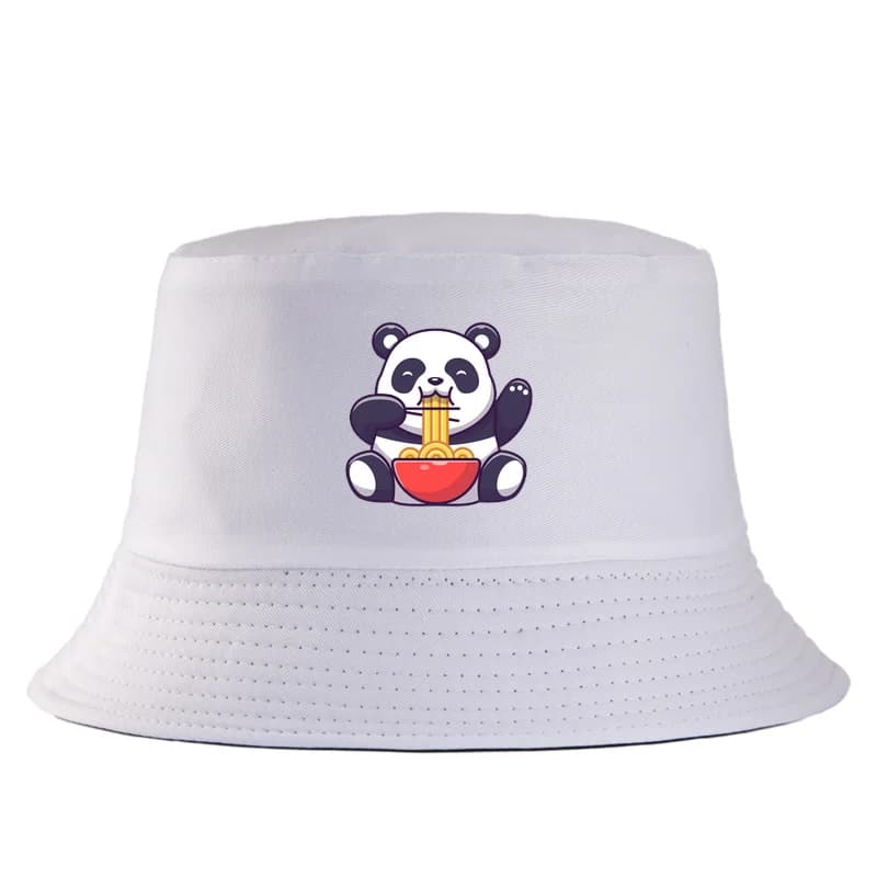 Krasnoeating-Chapeau réversible à motif de nouilles pour homme, casquette de pêche ander, chapeau pa