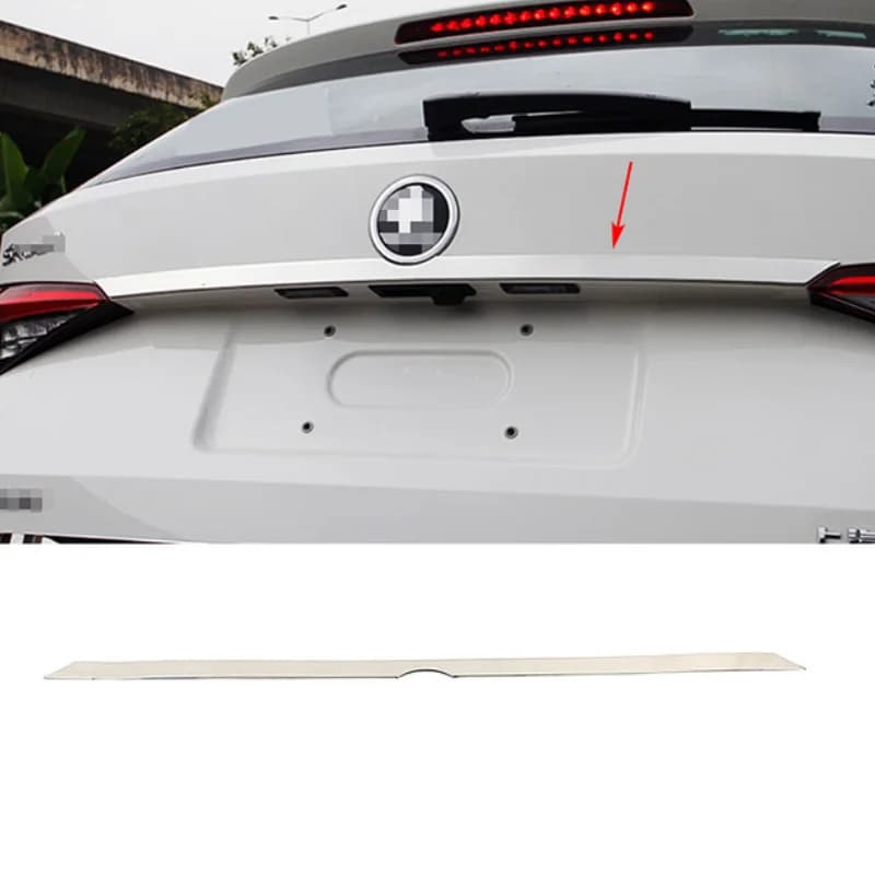 Pour Skoda Kodiaq 2017-2019 2022 Accessoires Extérieurs Garniture de Hayon Arrière Couvercle de Port