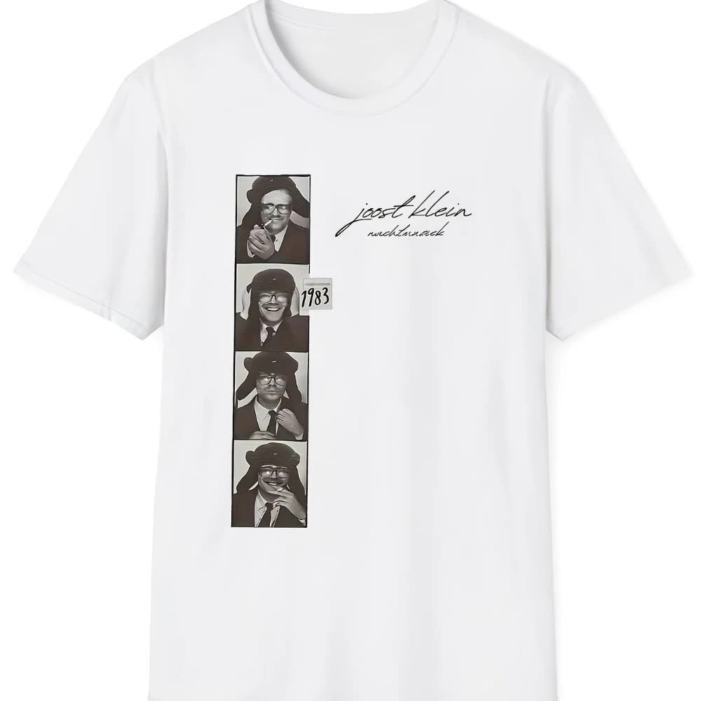T-shirt vintage Joost Klein 1983 pour hommes, rétro années 80, impression artistique de l'album de l