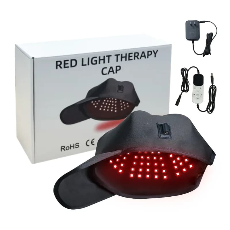 Casque de luminothérapie LED rouge 24W 180 LED pour la croissance des cheveux, le soin du cuir cheve
