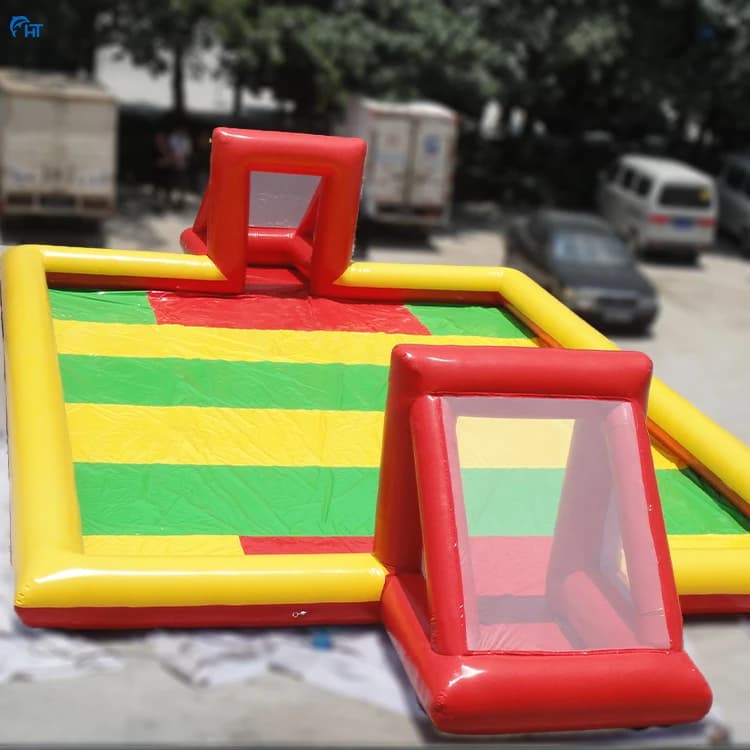 Grand terrain de sport gonflable, terrain de football gonflable, sports de plein air
