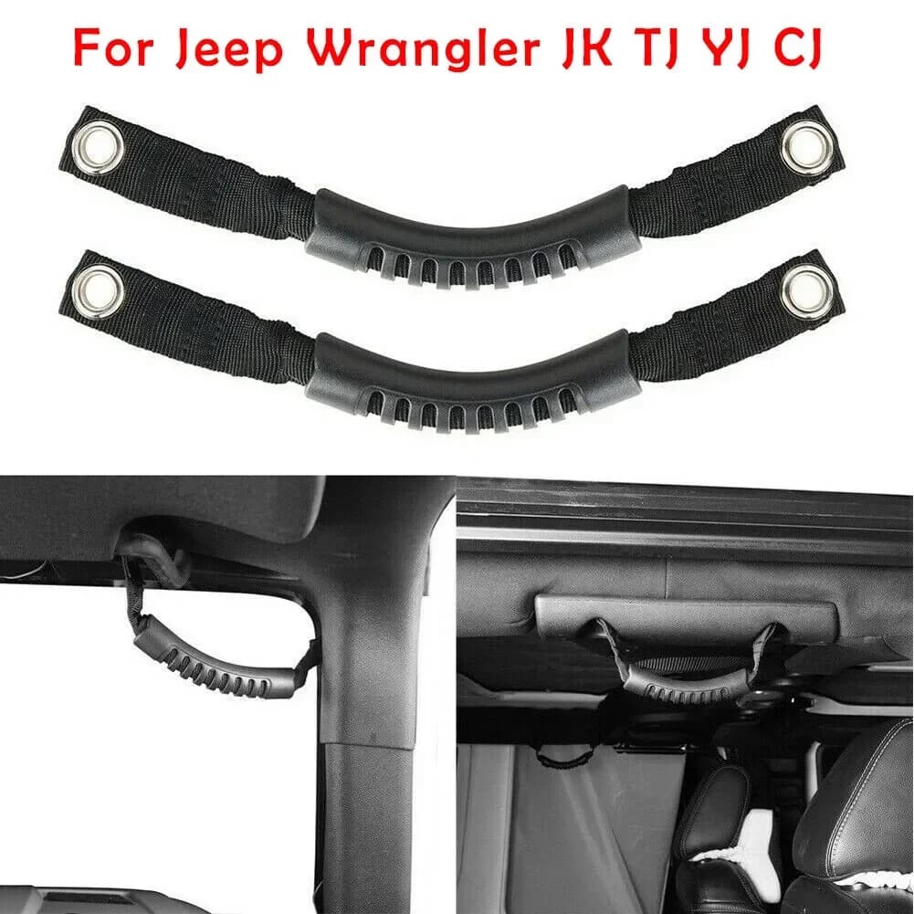 Pour Jeep Wrangler TJ JK 1997-2019 Kit de poignées de maintien latérales de montage de barre de sécu