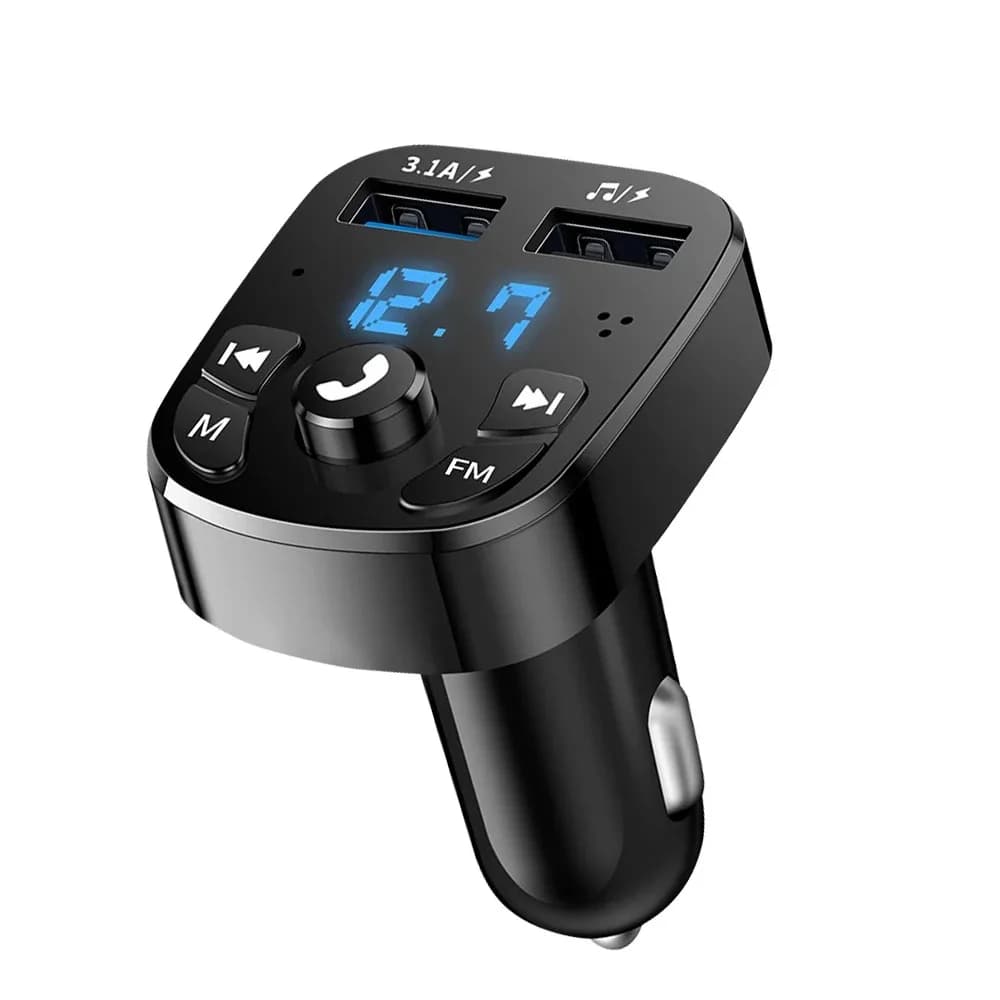 Bluetooth 5.0 voiture Bluetooth Audio lecteur MP3 3.1A charge rapide double USB chargeur de voiture 