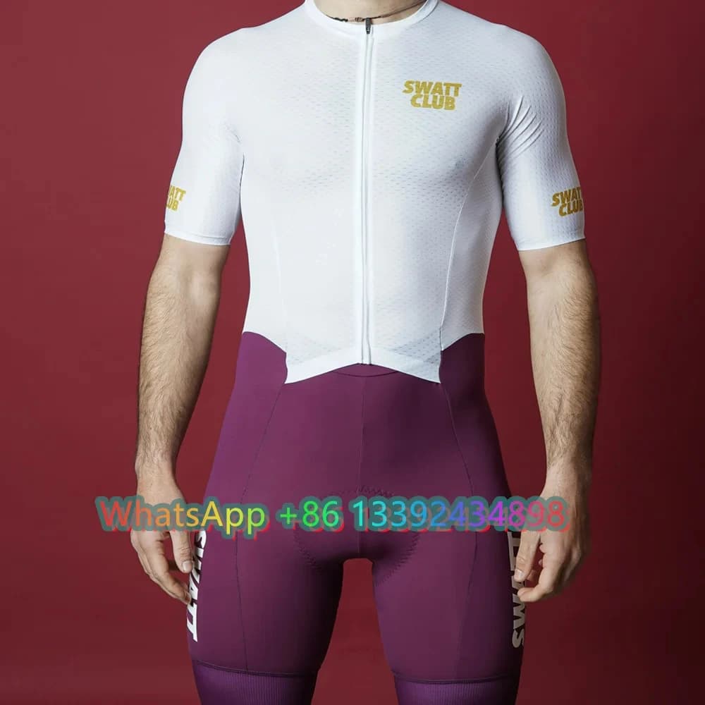 Swatt Club – combinaison de cyclisme pour hommes, Triathlon, vêtements de sport, body de vélo, combi