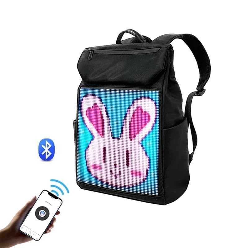 Sac à dos publicitaire LED, sac à dos Portable, affichage magique intelligent, application Bluetooth